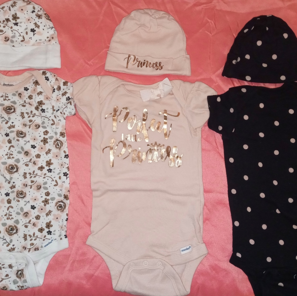 6 pc. Baby girl bundle